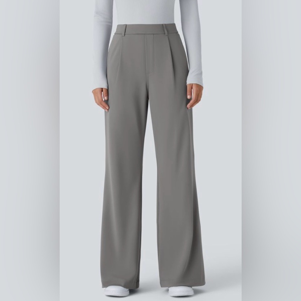 Halara Flex™ DayStretch High Waisted Pocket Work Flare Pants NWT